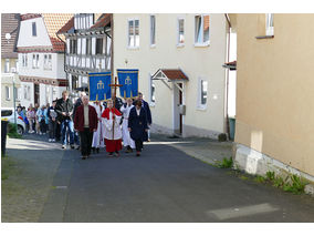 Bittprozession an Christi Himmelfahrt (Foto: Karl-Franz Thiede)